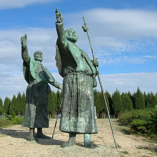 Monumento ai pellegrini al Monte do Gozo - Inizio tappa finale guidata del Cammino di Santiago