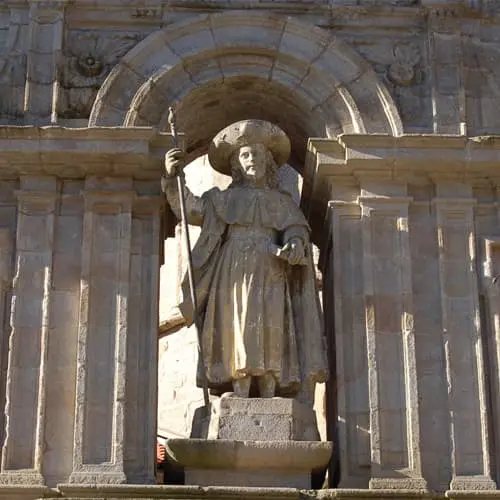 Tour Privati Santiago di Compostela - Veduta della statua di Santiago Pellegrino